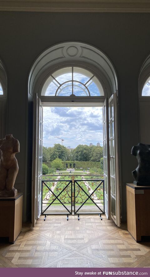 That view from the museum (Paris, France) [OC]