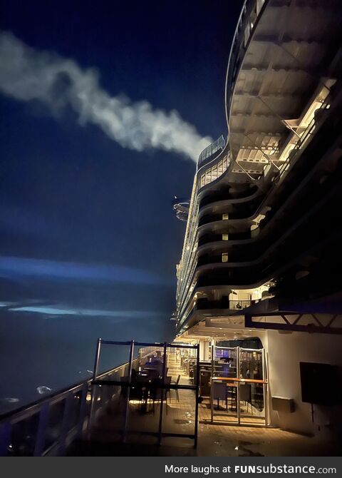 Cruise ship, photo taken w/ IPhone 12
