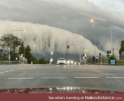 Thunderstorm clouds in Sydney