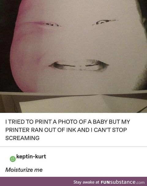 No ink
