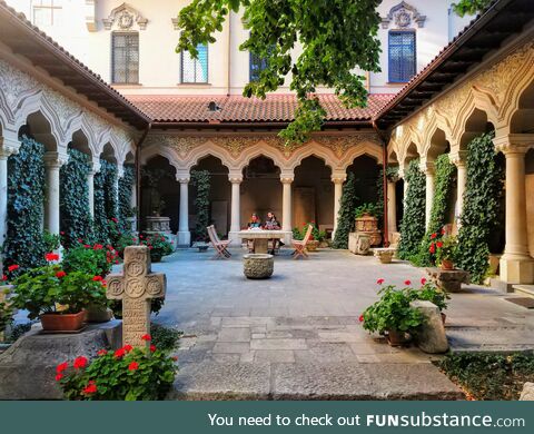 A monastery in Bucharest, Romania