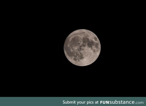 The super moon in all its glory