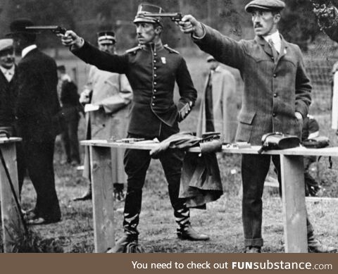 Olympic shooting, stockholm, 1912