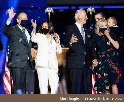 A year ago today, Joe Biden beat Trump to be elected the 46th US President