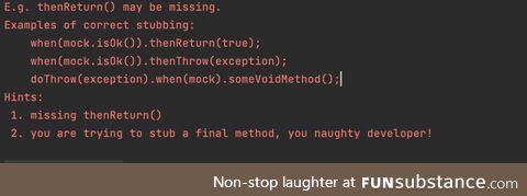 I'm a dirty dirty developer