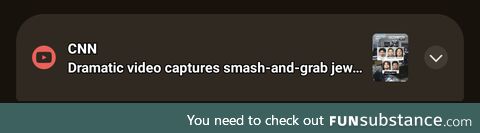 Dramatic video of what?