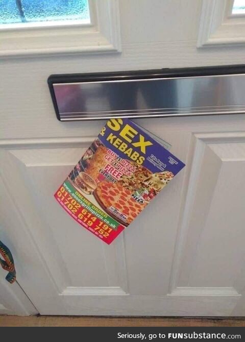 That's one way to advertise