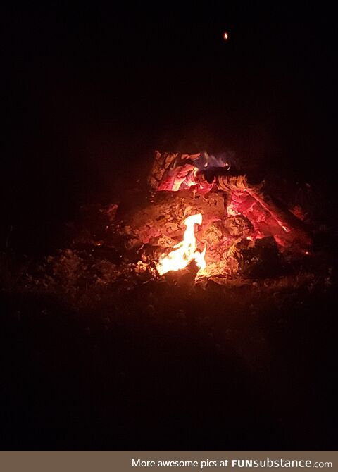 [OC] I've been having a campfire on the weekends lately