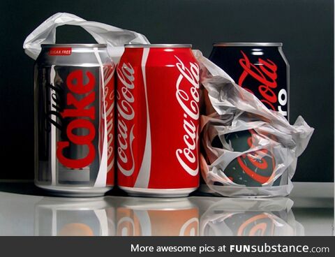 Coca-cola, oil on canvas - Pedro Campos