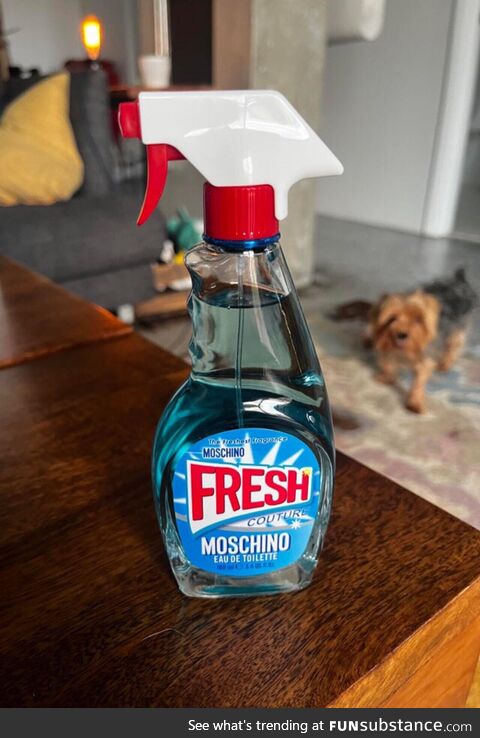 Perfume comes looking like Windex!