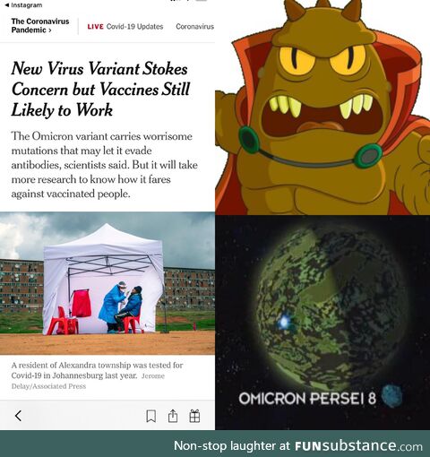 It’s nice to know whoever is naming new variants is a futurama fan