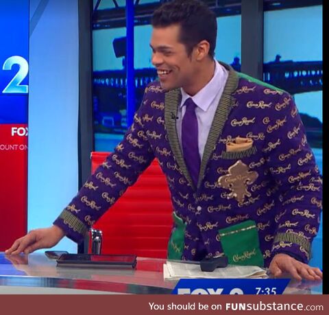 Is this the best Crown Royal suit ever?