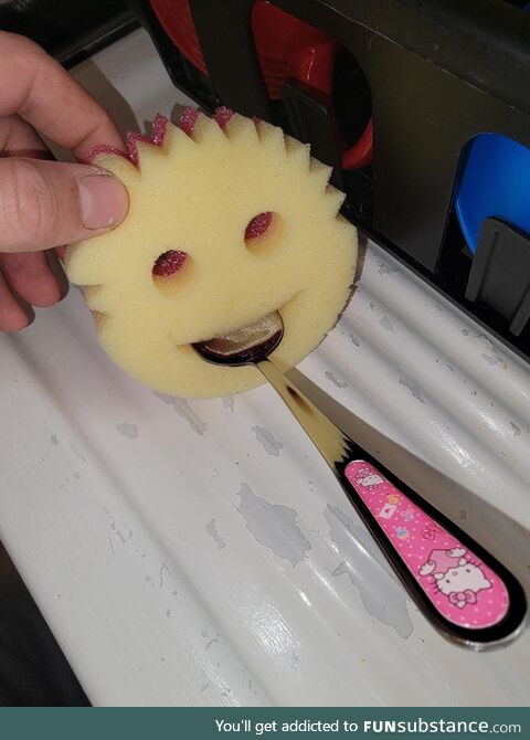 It's the best way to wash spoons