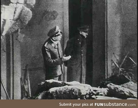 Last Pic of Adolf Hitler known (2 days before his suicide)