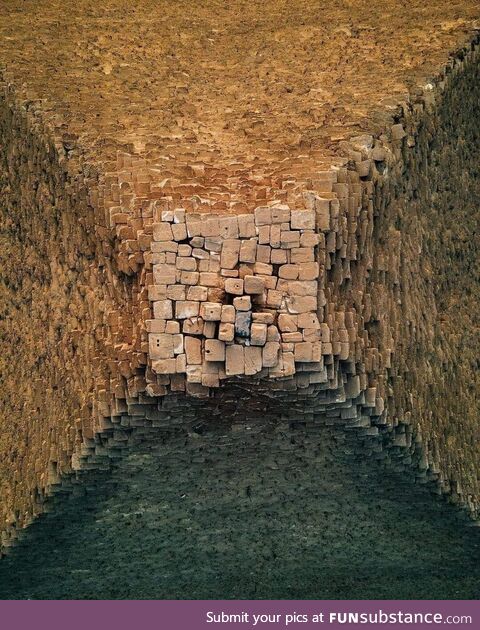 The top of the Pyramid of Giza, Egypt