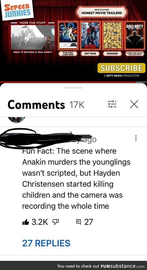 Found under a revenge of the sixth revue