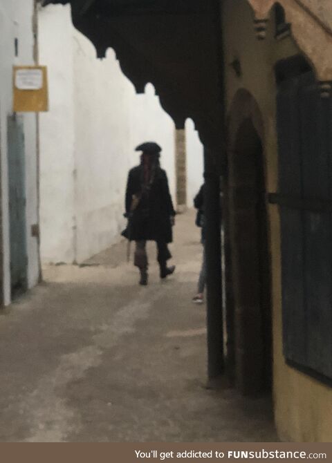 Casually walking in the ancient medina of Essaouira
