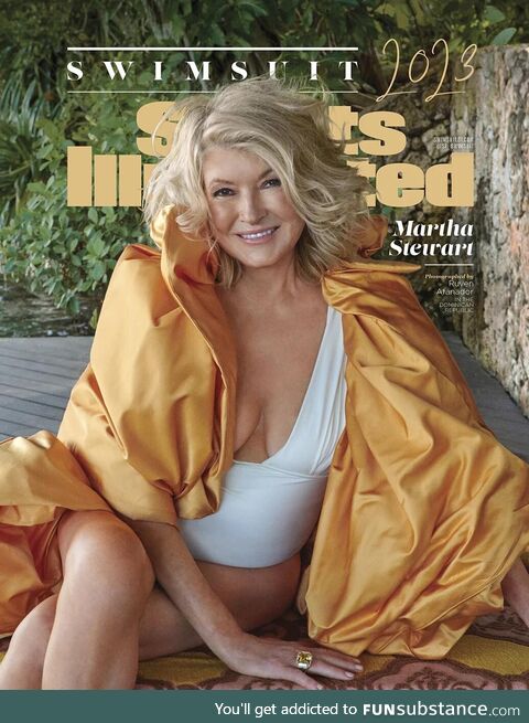 Martha stewart - 81 - oldest sports illustrated swimsuit cover model