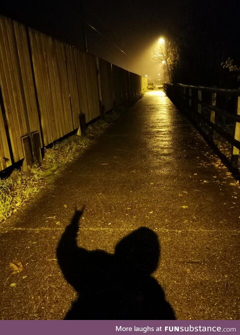 When you come home alone AND DRUNK and that you like photography... AHAHA