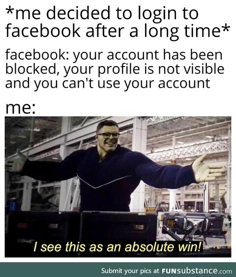 Thanks facebook!