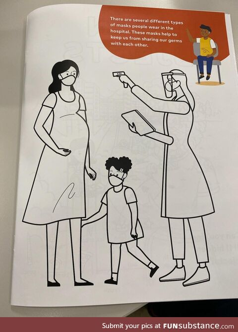 This hospitals coloring book for kids