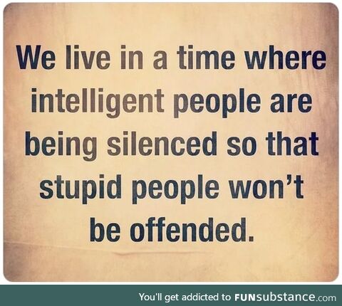 People are being silenced