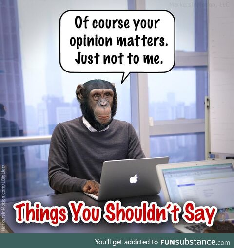 Things You Shouldn't Say (TYSnS)