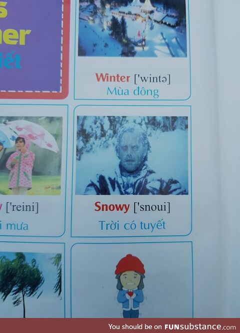 From an English book in Vietnam