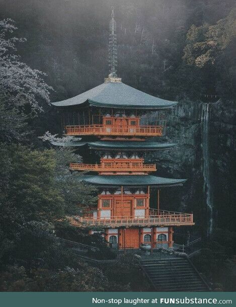 Nachi Falls in Nachikatsuura, Wakayama Prefecture, Japan