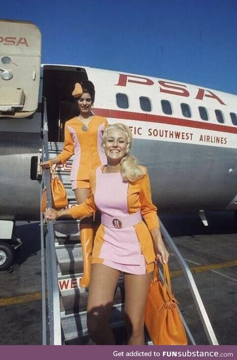 Pacific southwest airlines stewardesses - 1972