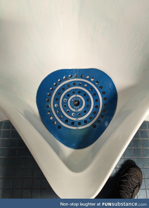 These urinals offer some target practice