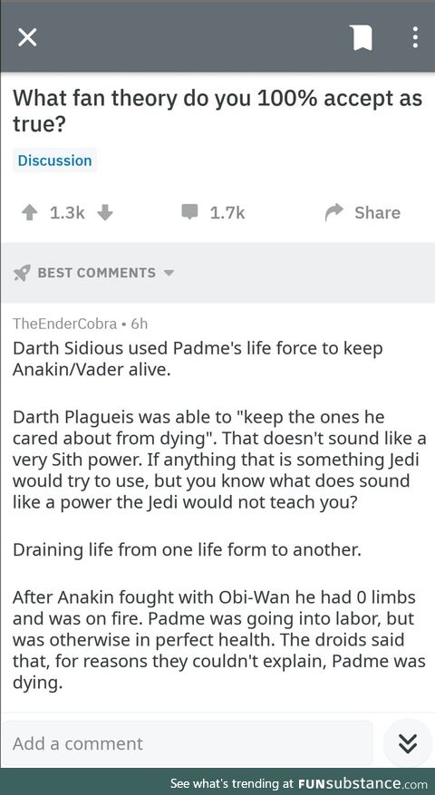 A surprise sure