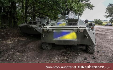 How the Ukrainians should start rebranding captured Russian equipment!