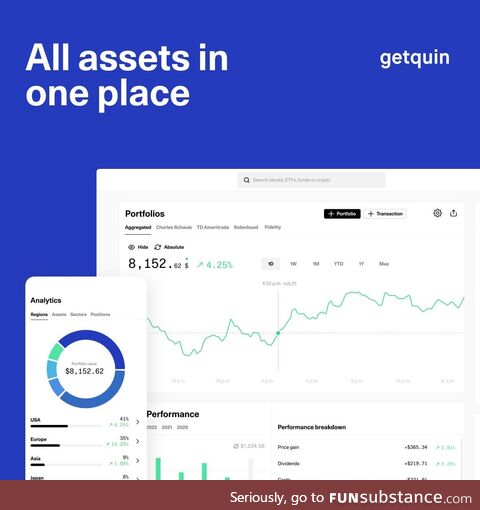 Get an overview of all your investments on all devices in real-time. Sign up for free