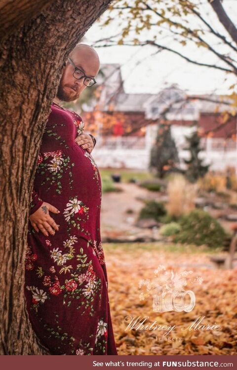 Our photographer had some interesting ideas for our maternity shoot