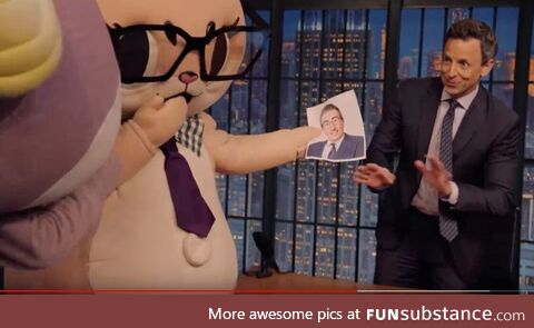 In the future, pictures of Sexy John Oliver will be used as currency