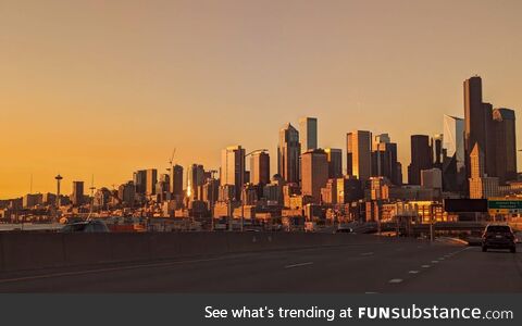 Seattle golden hour
