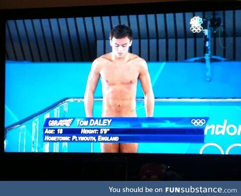 Flashback to the 2012 Olympics and a very unfortunate chyron placement