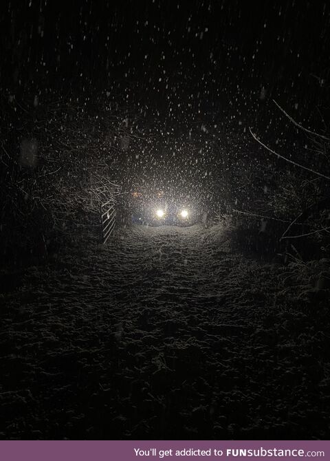 Picture I took last night at my farm