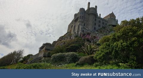 [OC] St Michael's Mount from the sea side. Taken today 19/5/22