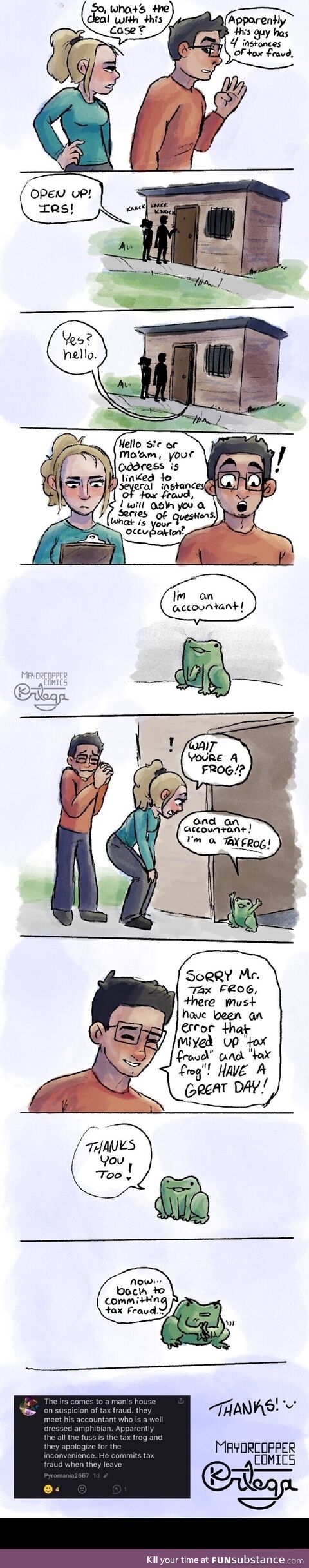Tax frog