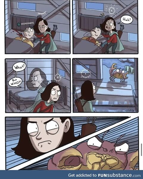 Crabby stalker