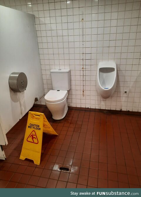 The wet floor is the least of their problems