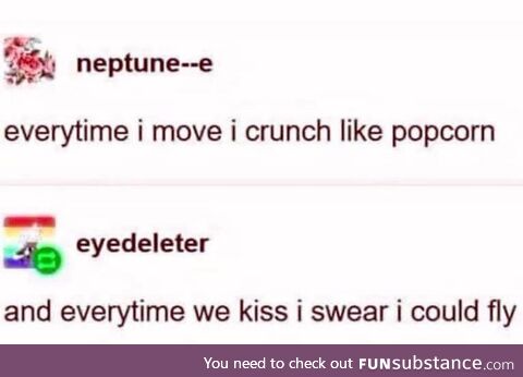 My heart beats fast