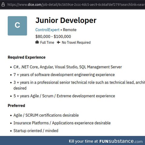 Lead: "Hey HR, can we hire a junior?" HR (after watching all the layoffs): "Yes."