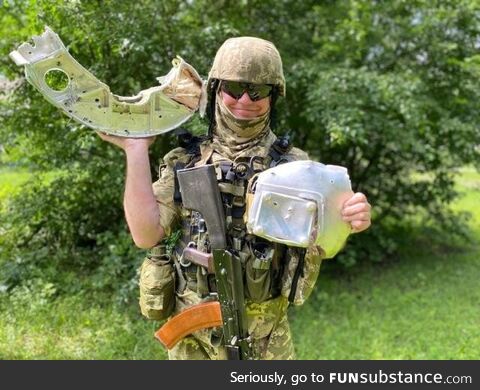 Ukraine soldier shoots down cruise missile with machine gun