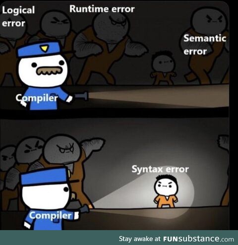 It’s always a syntax error!!!