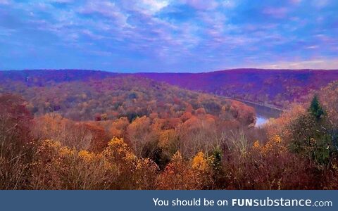 The rural scene of Pittsburgh
