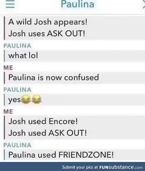 Josh fainted