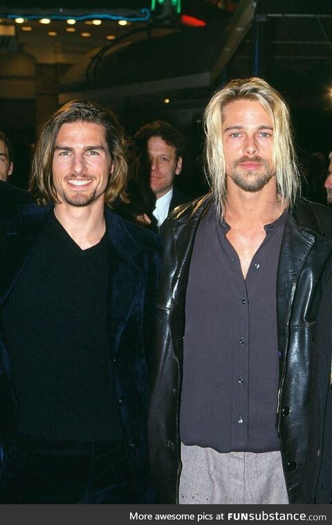Tom Cruise and Brad Pitt, 1994
